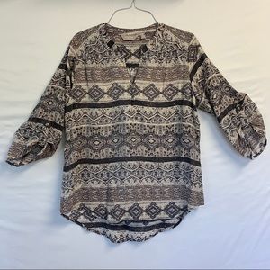 Coral Bay Print Blouse